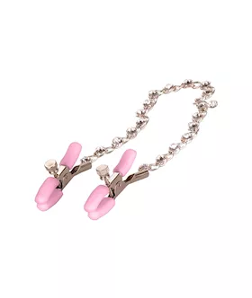 Nipple Play Crystal Chain Nipple Clamps