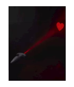 Booty Sparks 28x Laser Heart Anal Plug