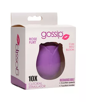 Gossip Rose 10x Silicone Clit Suction Stimulator