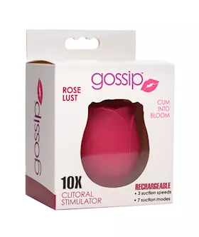Gossip Rose 10x Silicone Clit Suction Stimulator