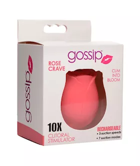 Gossip Rose 10x Suction Clit Stimulator Crave