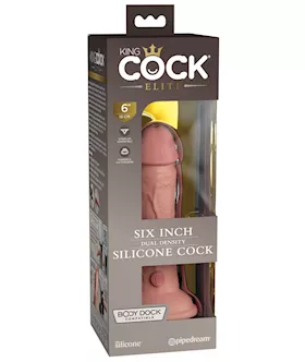 King Cock Elite Dual Density Silicone Dildo
