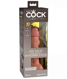 King Cock Elite Dual Density Silicone Dildo