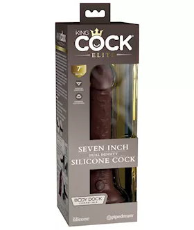 King Cock Elite Dual Density Silicone Dildo
