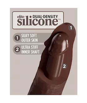 King Cock Elite Dual Density Silicone Dildo