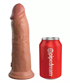 King Cock Elite Dual Density Vibe Silicone Dildo