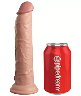 King Cock Elite Dual Density Vibe Silicone Dildo With Remote