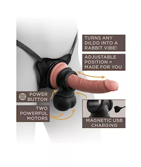 King Cock Elite Vibrating Crown Jewels