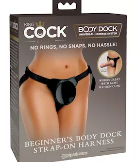 King Cock Elite Beginner's Body Dock Strap-on Harness