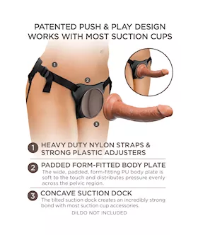 King Cock Elite Comfy Body Dock Strap-on Harness