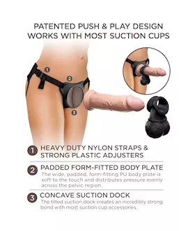 King Cock Elite Deluxe Silicone Body Dock Kit