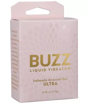 Buzz Ultra Liquid Vibrator Intimate Arousal Gel 0.26 Oz