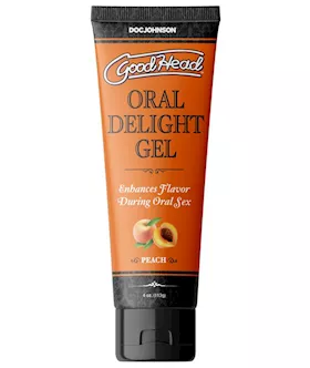 GoodHead Oral Delight Gel Peach 4 oz