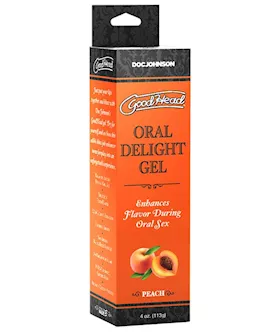 Goodhead Oral Delight Gel Peach 4 Oz