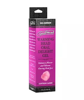 Goodhead Warming Head Oral Delight Gel Cotton Candy 4 Fl. Oz
