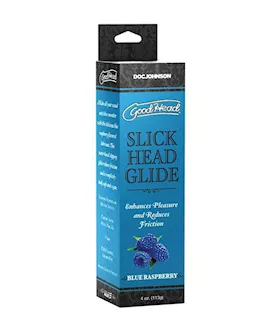 Goodhead Slick Head Glide Blue Raspberry 4 Oz