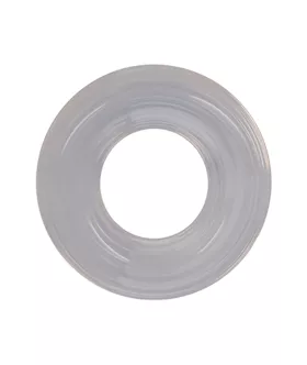 Rock Solid Ribbed Donut Clear
