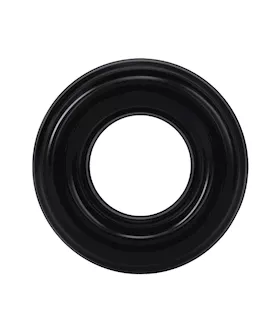 Rock Solid Ribbed Donut Black