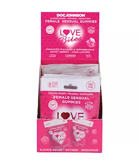 Love Bites Female Sensual Gummies - 12 X 2 Pack