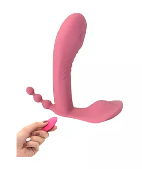 Beaded Remote Controlled Wearable Tapping Vibrator