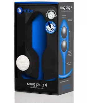B-vibe Snug Plug 4 Navy