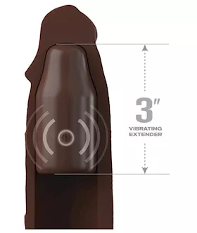 Fantasy X-tensions Elite Sleeve With 3-inch Vibrating Plug