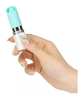 Pillow Talk Lusty Luxurious Flickering Massager Teal