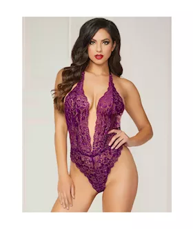 Royal Flush Lace Teddy