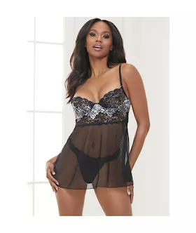 Lucky Lover 2-piece Babydoll Set