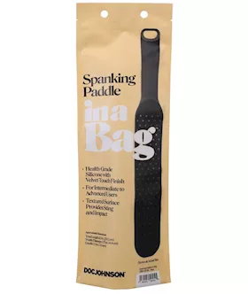 Spanking Paddle In A Bag Black