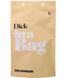 Dick In A Bag 6 Inch Clear