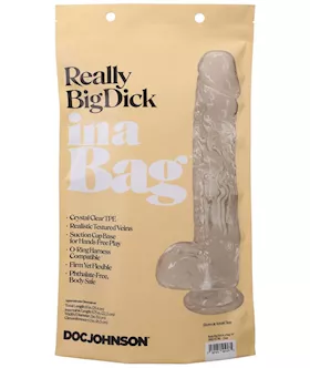 Really Big Dick In A Bag 10 Inch Clear