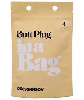 Butt Plug In A Bag 4 Inch Black