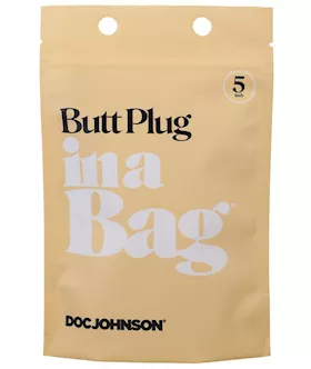 Butt Plug In A Bag 5 Inch Black