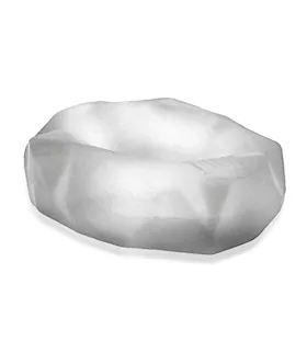 Hunkyjunk Fractal Tactile Cockring Clear Ice