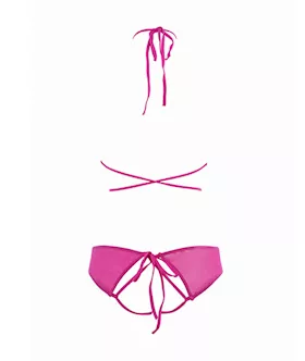 Allure Marley Mesh Peek A Boo Top & Open Panty