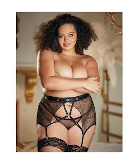 Allure Charissa Garter and GString Set