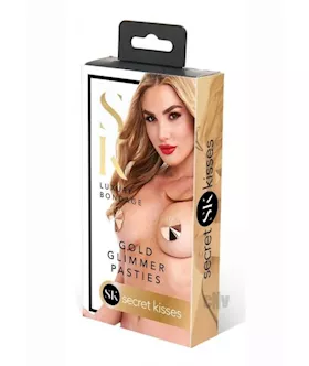 Secret Kisses Glimmer Pasties Rose Gold