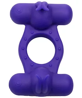 Silicone Rechargeable Triple Orgasm Enhancer