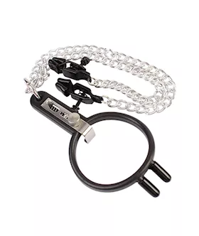 Humiliate Mouth Spreader With Nipple Clamp