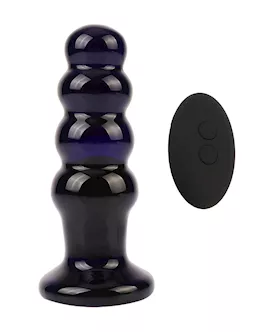 Eris Vibrating Glass Anal Beads