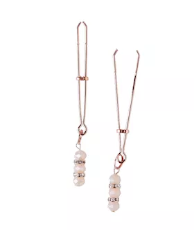 Kinki Nipple Clamps With Pearls