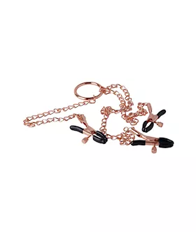 Kinki Nipple And Clit Clamps With Chain