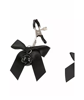 Kinki Nipple Clamps With Bow And Bell