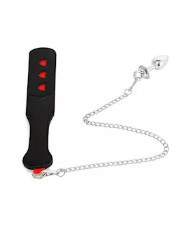 Heart Paddle with Butt Plug