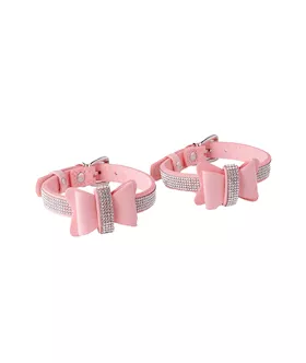 Bow Collar And Cuff Set