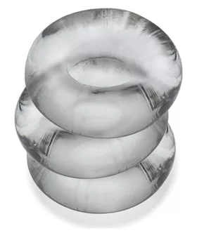 Fat Willy 3-pack Jumbo Cockrings Clear