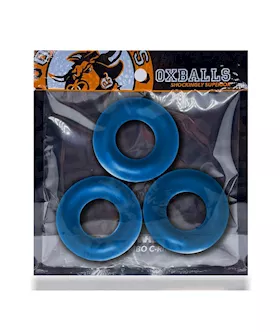 Fat Willy 3-pack Jumbo Cockrings Space Blue