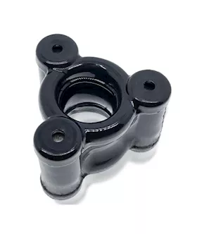 Heavy Squeeze Weighted Squeeze Ballstretcher W/ 3 Stainless Steel Weights Black