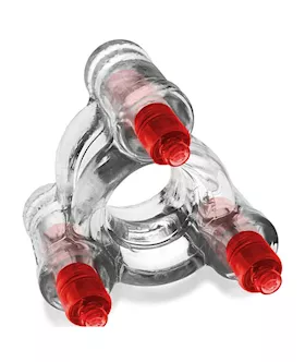 Buzz Squeeze Ballsack Intense Triple 360 Vibe Clear